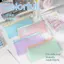 # HB # Pastel Lưới Trong Suốt Dây Kéo Túi Đựng Bút Chì Dung Tích Lớn Nhìn Xuyên Qua Túi Văn Phòng Phẩm Cho Kỳ Thi Trường Học Lưu Trữ Văn Phòng.