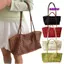 Túi Tote Dệt SAMO, Da PU Có Túi Bên Trong Túi Đeo Vai Rỗng, 25x17x12cm Rỗng Ra Dung Tích Lớn Dây Kéo Ví Bãi Biển