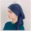 JRP Màu Trơn Turban Phong Cách Dân Tộc Co Giãn Ruy Băng Đầu Khăn Cho Nữ Bé Gái Thời Trang Mũ Bò Đầu Khăn Thời Trang Phụ Kiện Tóc JRP