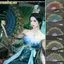 Cheongsam Show Live Fan, Quạt lông công lớn 9 màu 65cm, Chiều dài chất lượng cao: khoảng 35cm Gothic Dance Hand Fan Trang trí tiệc cưới