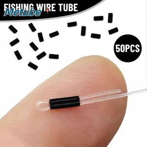 METUBE 50 Chiếc Ống Dây Câu Hình Bầu Dục Ống Carbon Ống Nhôm Đôi Di Động