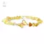 HNKMP 2 Bộ Sromantic Thạch Anh Thạch Anh Obsidian Đính Hạt Bướm Vòng Tay Nữ Co Giãn Lắc Tay Tích Cực Năng LượngDailymute.