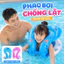 Phao Bơi Chống Lật Cho Bé ECO, Áo Phao Tập Bơi Trẻ Em Bơm Hơi Quấn Người Đi Biển Hồ Bơi An Toàn