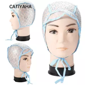 CATIYAHA Hair Dying Cap Dùng một lần Móc Brush Salon Dye Cap