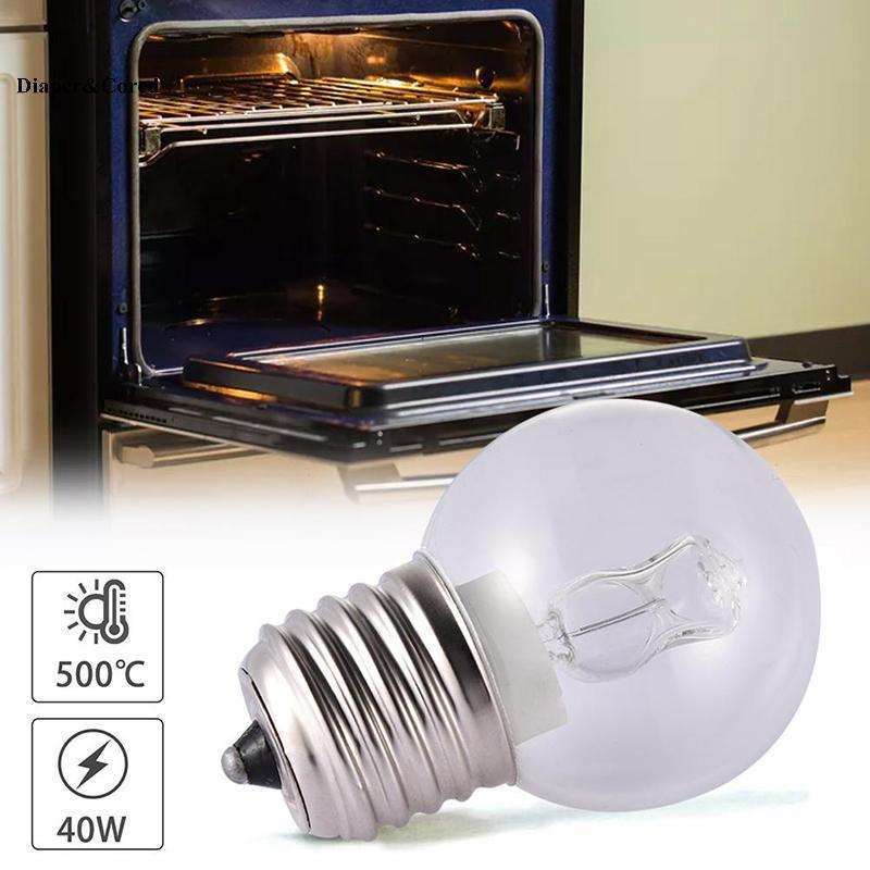 Bóng đèn lò nướng chịu nhiệt độ cao DIAPER & CORED E27 40W 220V cho lò vi sóng / tủ trưng bày YTH