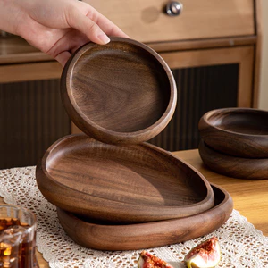 Đa Năng Bằng Gỗ Trang Sức Mỹ Phẩm Khay Bảo Quản Chìa Khóa Khách Sạn Đĩa Ăn Sáng Tạo Ánh Sáng Sang Trọng Món Ăn Nhẹ Trái Cây Khô Hạt Điều Khay