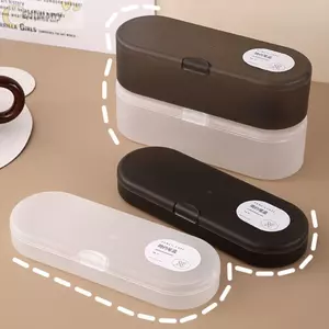 Hộp Bảo Quản EDIWANY, Bút Chì Xếp Chồng Dung Tích Lớn, Hộp Đựng Bút Nhựa Trong Suốt Chất Lượng Cao Học Sinh