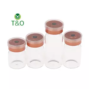 10 Cái 3ml 5ml 6ml 10ml Lọ Chống rò rỉ Nút chặn cao su chống bụi Nắp lật Nắp nhôm không cần Burr Chai thủy tinh [mới]