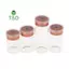10 Cái 3ml 5ml 6ml 10ml Lọ Chống rò rỉ Nút chặn cao su chống bụi Nắp lật Nắp nhôm không cần Burr Chai thủy tinh [mới]