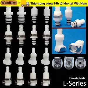 GỖ NHẤT 1 Cái Khớp Ống, Nam Nữ Ống Kết Nối Ống Barb Vand, Bền 5 / 16 3 / 8 Nhanh Tắt- Ngắt Kết Nối Khớp Nối Khớp Nối Nhanh Cho Ống Ống Ống