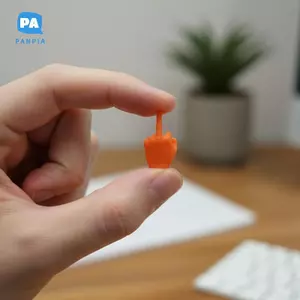 Tượng cử chỉ ngón tay in 3D Tác phẩm điêu khắc tay nghệ thuật dành cho máy tính để bàn Trang trí nội thất Phòng khách Màn hình độc đáo VN