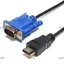 CAST 1-5m HD-Tương Thích Sang VGA Chuyển Đổi Chất Lượng Hàng Đầu 1080P Video Kết Nối AV Adapter Dây Cho PC HDTV