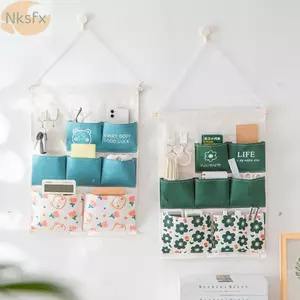 Túi treo NKSFX, Túi đựng đồ chống nước nhiều túi, Túi đựng đồ lặt vặt treo tường thời trang Túi đựng đồ lặt vặt Ký túc xá