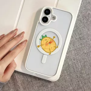 Dứa nhỏ dễ thương Thích hợp iPhone 17/16 trường hợp 15/14/13 mô hình mới 1211 hút từ 17por