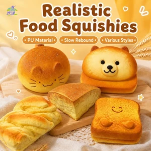 Đồ chơi bánh mì mô phỏng phục hồi chậm - Pinch Giảm căng thẳng cho trẻ em Người lớn