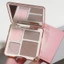 Ngọt Ngào Bạc hà Bốn Màu Đường Viền Bảng Độ Bóng Cao Blush Mặt Sáng Mờ Mũi Bóng Mắt Đế Ngọc Trai Fine Fl26062602