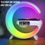 Loa Thông Minh G63 Kèm Đèn LED Và Đồng Hồ Sạc Không Dây Âm Thanh Vòm 360 Độ Hiện Đại