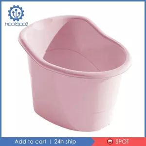 Xô tắm cho bé Bồn tắm trẻ em có đáy chống trượt, Ghế tắm thoải mái, ngồi xuống và ngâm, Thích hợp cho bé 5-8 tuổi