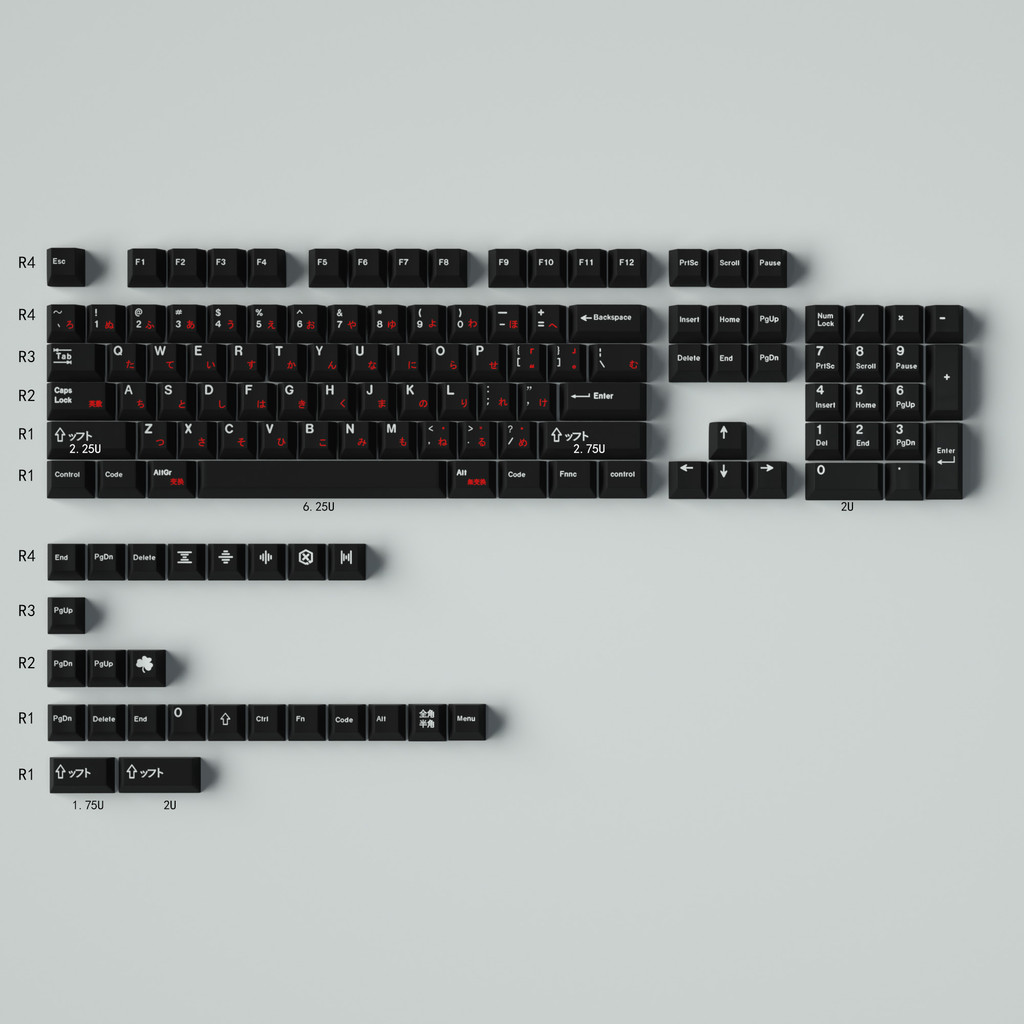 [HỎA TỐC HN - HCM] Bộ nút bàn phím cơ | Keycap Mintcaps Cherry WOB - Japanese PBT dyesub | BigBuy360 - bigbuy360.vn