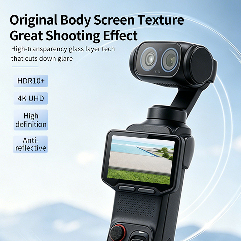 Phim bảo vệ cho màn hình và ống kính cường lực Insta360 Luna Ultra - Chống trầy xước và va đập