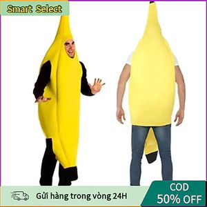 Trang phục Halloween hóa trang cosplay quả chuối độc đáo cho người lớn và trẻ em