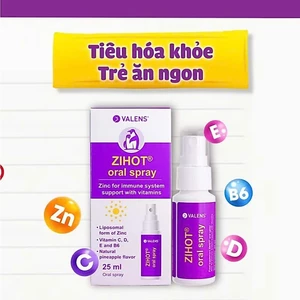Kẽm nano sinh học dạng xịt ZIHOT bổ sung nano kẽm sinh học, vitamin hỗ trợ ăn ngon tăng đề kháng