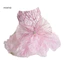 Đầm Thú Cưng Thắt Nơ 3D Hoa Kim Sa Lấp Lánh Trang Trí Lưới Thoáng Khí Pomeranian Chihuahua Chó Con Mèo Trang Phục Thú Cưng Váy Cưới Chó Nhỏ Dự Tiệc Đầm Công Chúa