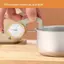 Cod thép không gỉ hấp trứng bát có nắp đậy Set container thực phẩm cho nhà bếp Bộ đồ ăn