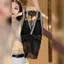 Influencer Bán chạy Ren Ren Ren Gợi Cảm Hot-Rhinestone Pure Desire Camisole Mùa hè Hot Girl Thời trang Slim-fit