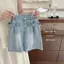 Phiên bản Hàn Quốc (90-140) Quần yếm Denim mềm mỏng thời trang phong cách mới mùa hè