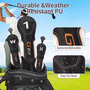 Vỏ câu lạc bộ bằng gỗ Golf phong cách mới No. 135UT Vỏ bảo vệ đầu đơn giản hoàn toàn mới Thể thao ngoài trời