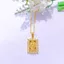 Châu Âu Mỹ Retro Vàng Vuông Vòng Cổ Phù Hợp Với Thu Đông Thời Trang Không Khí Hợp Thời Trang Mặt Dây Chuyền Xương Đòn Vòng Cổ Tinh Tế 2026-6-26