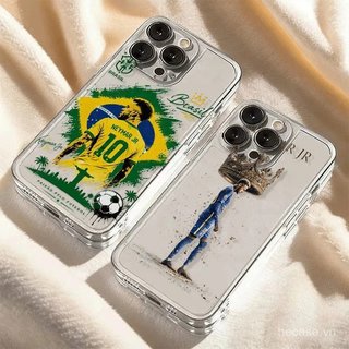 Ốp Điện Thoại Quạt Bóng Đá Phong Cách Mới Thích Hợp Cho iPhone 16promax 14promax 16 15 14 13 pro max xr xs 12promax 17promax 11promax Vỏ Bảo Vệ Chống Sốc