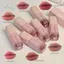 CATMALLER88 Matte Lip Gloss, Dưỡng Ẩm 2.5g Trang Điểm Môi, Satin Keo Dán Môi Kết Cấu Kem Lâu Dài Cho Bé Gái Nữ
