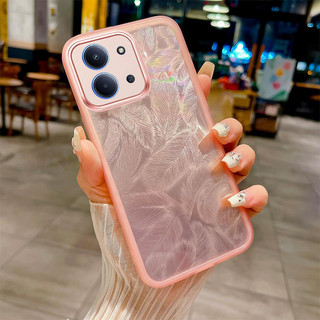 Ốp Điện Thoại Cho Oppo A6 Pro A6X A6s A6T Pro 5G 4G 2025 Lấp Lánh Lông Vũ Silicon Chống Sốc Vỏ Bảo Vệ Ống Kính Máy Ảnh Ốp Lưng