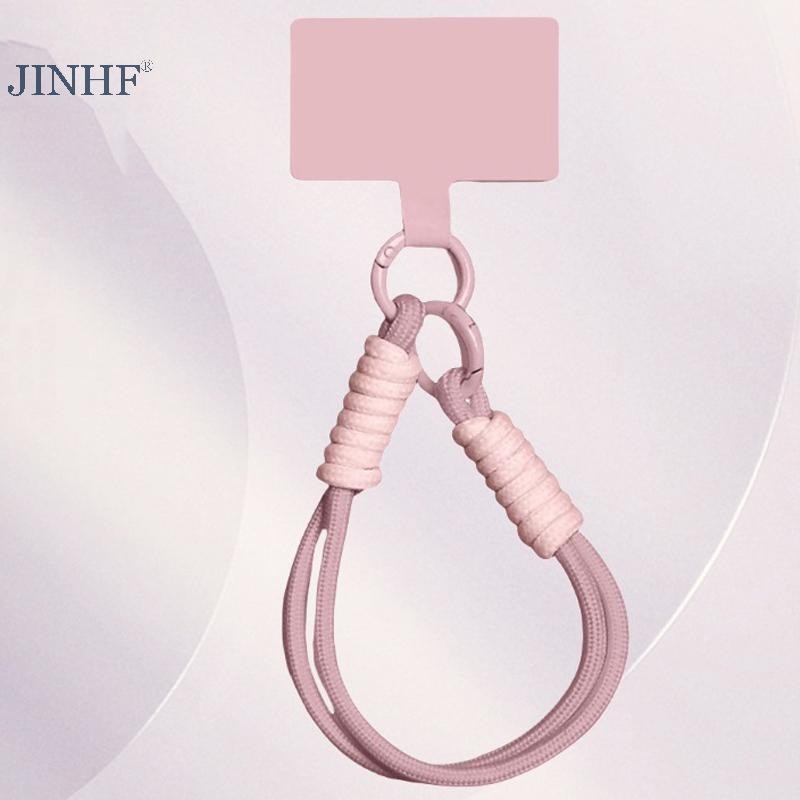 JINHF 1 Túi Dây Xích Điện Thoại Di Động Dây Chuyền Di Động Dễ Dàng Mang Theo Dây Đeo Tay Cao Cấp Màu Trơn Ngắn Móc Khóa HOT