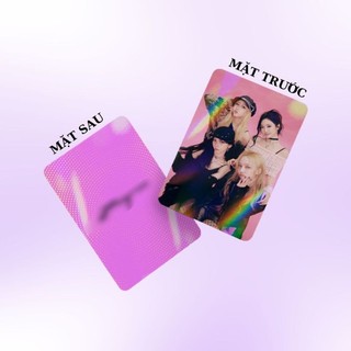 Card Lomo Kpop Girlgroup Hologram Fanmade Bo Góc Hộp 30 Tấm Timo QT117