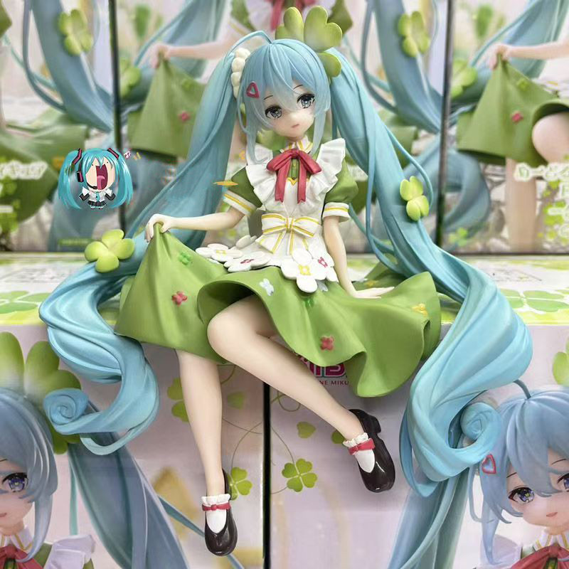 Hatsune Miku: Flower Fairy Clover - Hình nút chặn mì - Đồ trang trí hình Anime - Đồ chơi Colleciton- Quà tặng sinh nhật