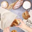 Túi đựng bánh mì GAVESTO, Túi đựng bánh mì vải lanh có thể giặt dung tích lớn, Túi dây rút bằng vải có thể tái sử dụng Đồ dùng nhà bếp