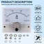 85C1-A Dc Analog Ampe Đồng Hồ Đo Bảng Đồng Hồ Đo 30A Ampe Đo Hiện Tại Cơ Ampe Kế