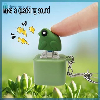 Deyangk Ếch Móc Khóa Với Đèn Nhiều Màu Sắc Giảm Căng Thẳng Lo Âu Cảm Giác Vui Nhộn Động Vật Nút Âm Thanh VN