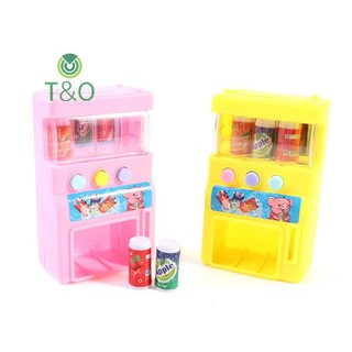 [T & O-t] Máy bán hàng tự phục vụ mô phỏng trẻ em kèm tiền xu Đồ chơi chơi chơi [mới]