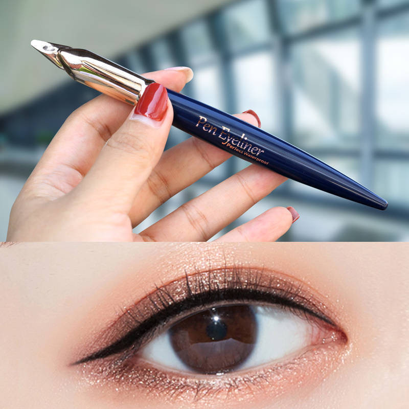 Acino Charm Đen Đài Phun Nước Bút Kẻ Mắt Chống Thấm Nước Chống lem Không Phai Màu Mắt Lớn Trang Điểm Kẻ Mắt 25.9.12