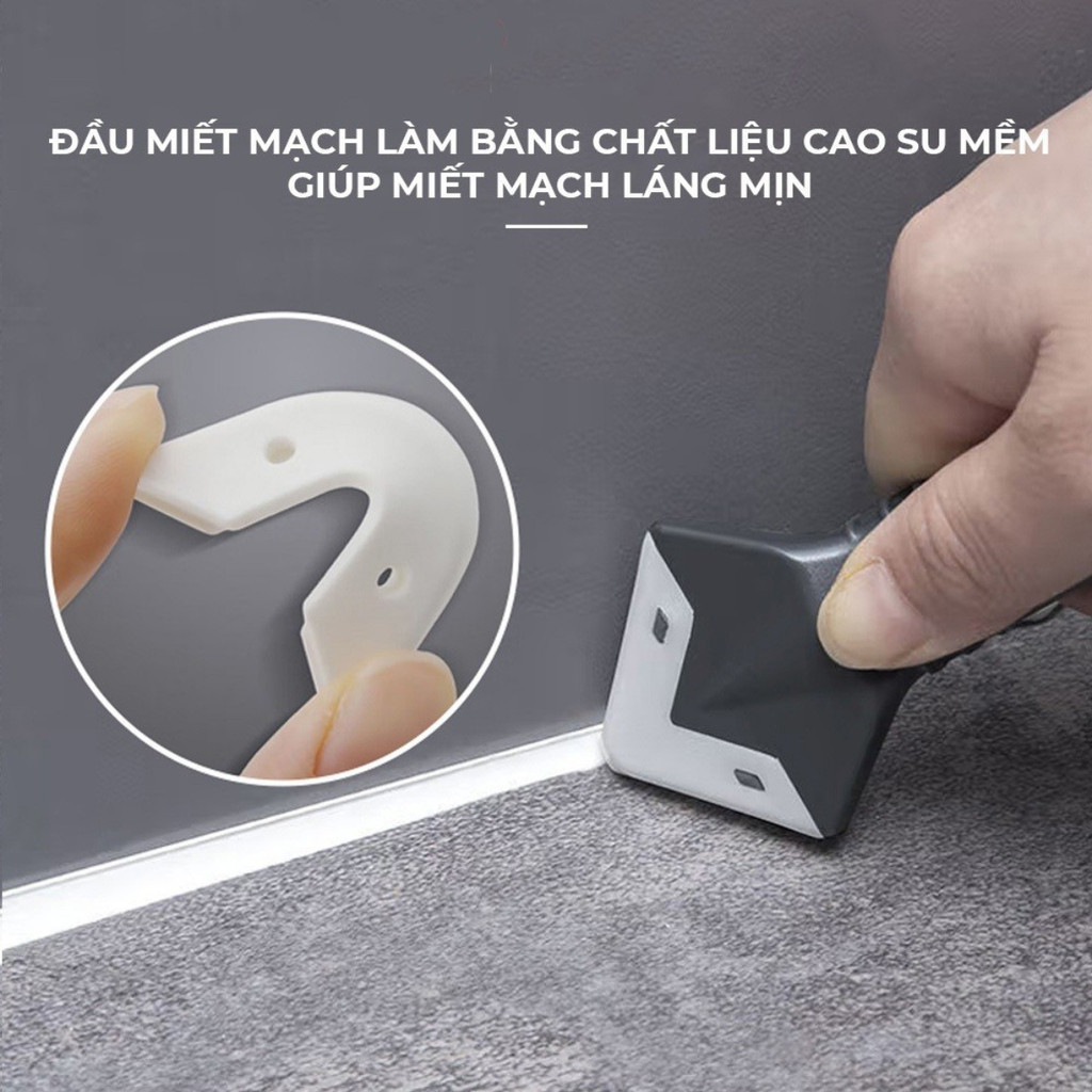 Bộ Dụng Cụ Miết Keo Silicon Chà Ron Gạch, Cạo Cắt Keo Silicone Cửa Kính, Có Thể DIY Tại Nhà, Tiện Lợi, Giá Cả Hợp Lý
