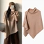 EDIWANY Dệt Kim Dày Ấm Poncho, Khăn Choàng Pashmina Dày Ấm Áp, Không Đều Có Nút Áo Len Thường Ngày Khăn Choàng Mùa Thu Đông