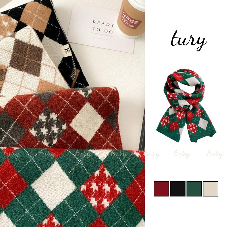 Khăn Quàng Cổ Len Unisex Nam Nữ - Tury - Khăn choàng cổ cashmere HÌNH THOI - LN101