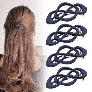 Kẹp Tóc Vintage Phù Hợp Mọi Độ Dày Tóc 4 Gói Phụ Kiện Thời Trang Cho Nữ Và Bé Gái nhựa đa năng chắc chắn cho phụ nữ phù hợp dùng cho gia đình căn hộ văn phòng và không gian nhỏ giúp sắp xếp làm sạch gọn gàng và sử dụng hằng ngày tiện lợi