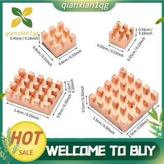 4 Miếng Tản Nhiệt Đồng Làm Mát Cho Raspberry Pi 4B 1G 2G 4G Tản Nhiệt Làm Mát (Tản Nhiệt Coper Nguyên Chất)