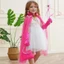 Áo khoác ngoài JVSUB, Đạo cụ sân khấu lưới Khăn choàng công chúa trẻ em, Phụ kiện Cosplay Khăn choàng lưới nhập vai Halloween