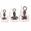 10 Đầu nối câu cá, Xoay câu cá tâm thần 3 kích thước, Phụ kiện câu cá xoay chữ T bền bỉ Câu cá xoay Câu cá nước ngọt